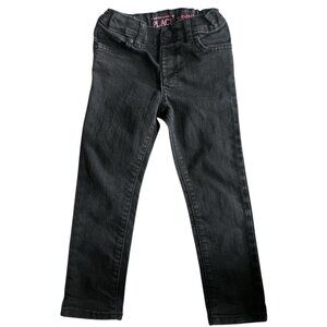 The Children’s Place Skinny Black Denim Jeans Adjustable Toddler Size 5T